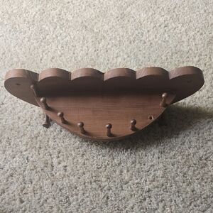 Wooden Wall Mounted Catchall Rack